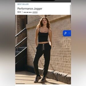 Women's Black Jogger Pants